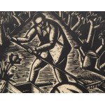 Tadeusz Kulisiewicz (1899 Kalisz - 1988 Warszawa), Prace w ogrodzie, 1925