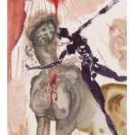 Salvador Dalí (1904 Figueras/Hiszpania - 1989 Figueras/Hiszpania), Minotaur (Piekło, pieśń XII); z cyklu: Boska komedia, 1951-1960
