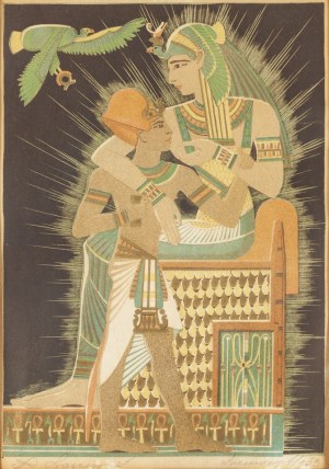 Aleksander Laszenko (1883 Annówka - 1944 Włocławek), Izyda karmiąca Horusa, 1933