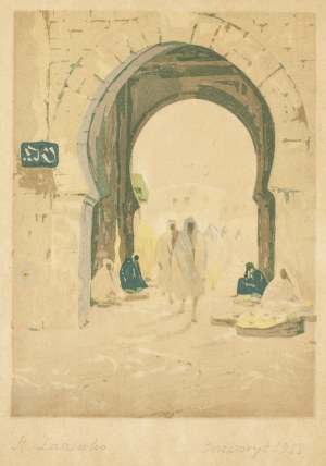 Aleksander Laszenko (1883 Annówka - 1944 Włocławek), Brama w Sidi bel Abbass, 1933