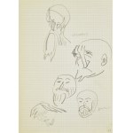 Jerzy PANEK (1918-2001), Szkice z dawnego malarstwa - głowy
