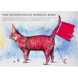1968 Szczęsliwego Nowego Roku - proj. Andrzej PĄGOWSKI (ur. 1953 r.)