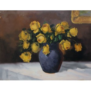 Tadeusz Radwan, Żółte róże w wazonie