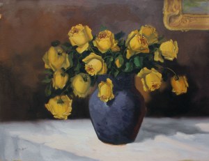 Tadeusz Radwan, Żółte róże w wazonie