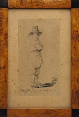 Michał PŁOŃSKI (1778-1812 ) ?, Studium stojącego mężczyzny
