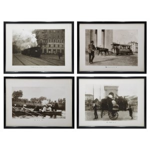Zestaw 4 archiwalnych fotografii z Włoch
