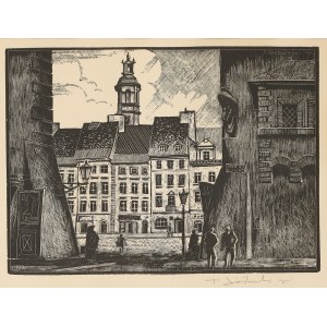 Tadeusz Cieślewski syn (1895-1944), Stare Miasto w Warszawie, 1934 r.