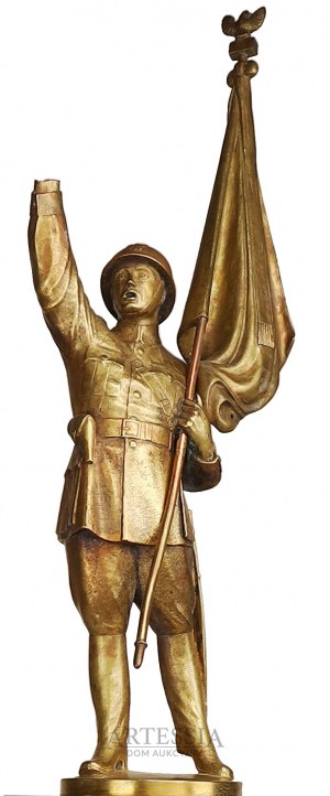 Michał Kamieński, dowborczyk, major Wojska Polskiego (1893-1944), Model Pomnika dla Poległych Dowborczyków, 1930