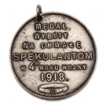 Medal wojenny Na chwałę spekulantom, 1918