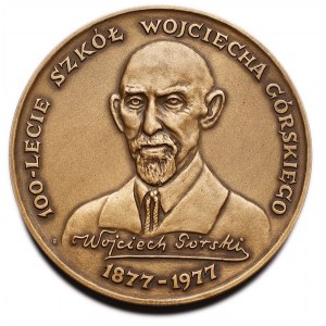 Medal pamiątkowy na 100-lecie szkół Wojciecha Górskiego, 1977
