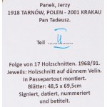 Jerzy Panek (1918 Tarnów - 2001 Kraków), Komplet 17 drzeworytów z cyklu Pan Tadeusz, 1968/1991