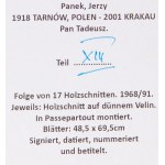 Jerzy Panek (1918 Tarnów - 2001 Kraków), Komplet 17 drzeworytów z cyklu Pan Tadeusz, 1968/1991