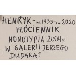 Henryk Płóciennik (1933 Łódź - 2020 ), W galerii Jerzego Dudara, 2004