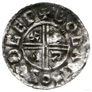 denar typu crux, 991-997, mennica Southwark, mincerz Bo...