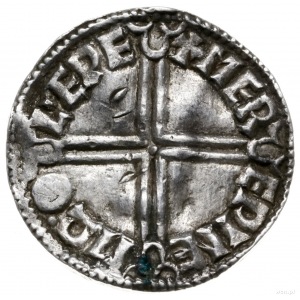 denar typu long cross, 997-1003, mennica Lewes, mincerz...