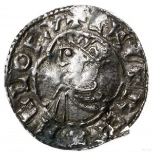 denar typu quatrefoil, 1018-1024, mennica Bruton, mince...