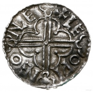 denar typu quatrefoil, 1018-1024, mennica Lewes, mincer...