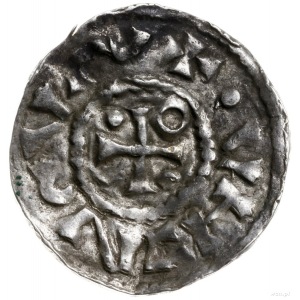 denar 985-995, mincerz Mauro; Krzyż z kółkiem i dwiema ...