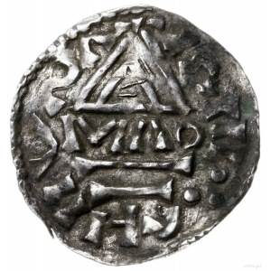 denar 985-995, mincerz Mauro; Krzyż z kółkiem i dwiema ...