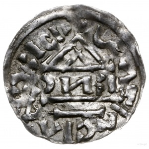 denar 995-1002, mincerz Anti; Krzyż z kółkiem, dwiema k...