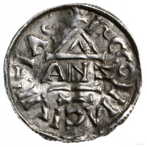 denar 1002-1009, mincerz Anti; Krzyż z kółkiem, dwoma t...
