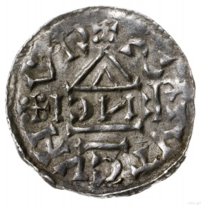 denar 1002-1009, mincerz Anti; Krzyż z kółkiem, dwoma t...