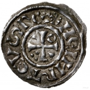denar 1002-1009, mincerz Sigu; Krzyż z kółkiem, dwoma t...