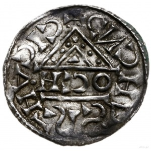 denar 1018-1026, mincerz Oc; Napis HEINRICVS DVX wkompo...