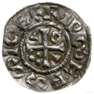 denar 1000-1006, mincerz Vilja; Krzyż z kółkiem i dwoma...