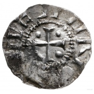 denar, 1014-1024; Aw: Krzyż z kulkami w kątach, HEINIRI...