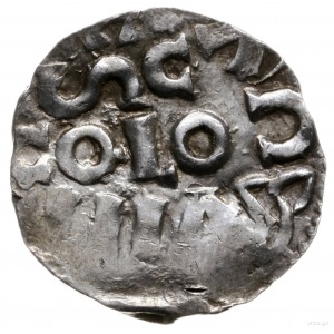 denar, 1014-1024; Aw: Krzyż z kulkami w kątach, HEINIRI...