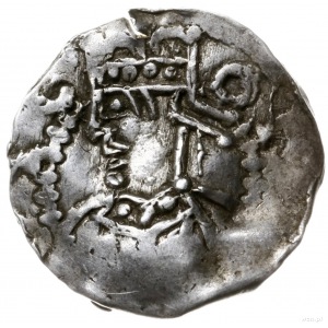 denar 999-1001; Popiersie króla w lewo, OTTO IMP... / F...