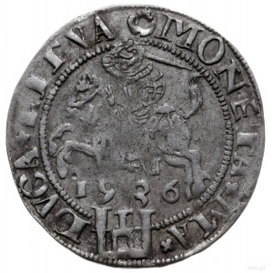 grosz 1536/I, Wilno; odmiana z literą I pod Pogonią, og...