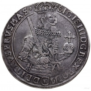 talar 1630, Bydgoszcz; Aw: Popiersie króla bez kokardy ...