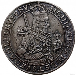 talar 1630, Toruń; Aw: Półpostać króla w prawo i napis ...