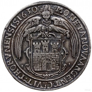 talar 1630, Toruń; Aw: Półpostać króla w prawo i napis ...