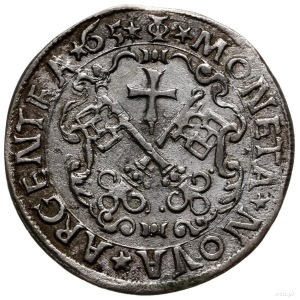1/2 marki 1565, Ryga; odmiana z napisem RIGENS; Haljak ...
