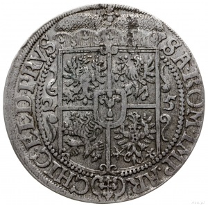 ort 1625, Królewiec; znak menniczy na awersie, końcówka...