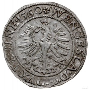 grosz 1560, Cieszyn; F.u.S. 2952; bardzo rzadki i ładni...