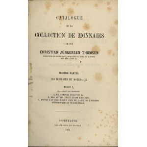 Thomsen, Christian Jürgensen - Catalogue de la Collecti...