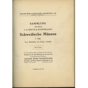 Adolph Hess Nachf. - Sammlung des Herrn L. E. Bruun in ...