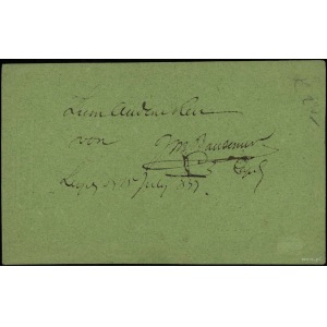 1 złoty, numeracja 776120, podpis H. Łubieński, papier ...
