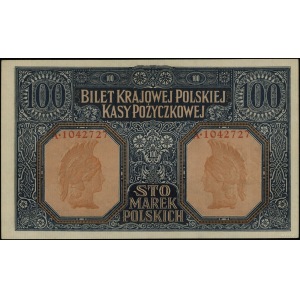 100 marek polskich 9.12.1916, jenerał, seria A, numerac...