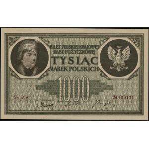 1.000 marek polskich 17.05.1919, seria AA, numeracja 49...