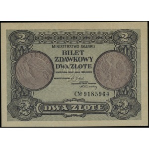 2 złote 1.05.1925, seria CN, numeracja 9185964; Lucow 7...