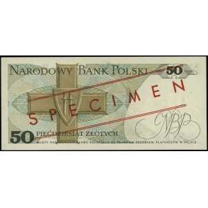 50 złotych 9.05.1976, seria S, numeracja 0000050, czerw...