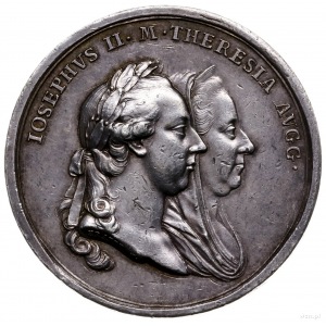 medal z 1773 roku autorstwa Krafta wybity z okazji przy...
