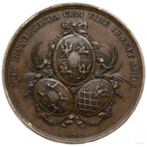 medal autorstwa Holzhaeussera z 1774 r. “Dar Kurlandii”...