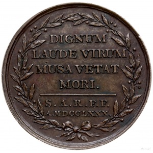 Ignacy Krasicki - medal z 1780 r. autorstwa F. Holzhaeu...