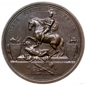 medal z 1789 r. autorstwa Friedricha Loosa ofiarowany k...